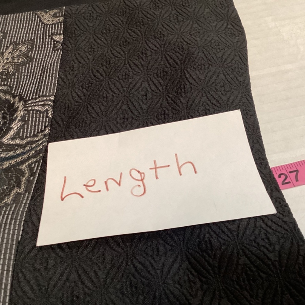 Chico’s Kimono Jacket Paisley Asia Inspired Metallic Open Front Women’s SZ 2(M) - Picture 8 of 9